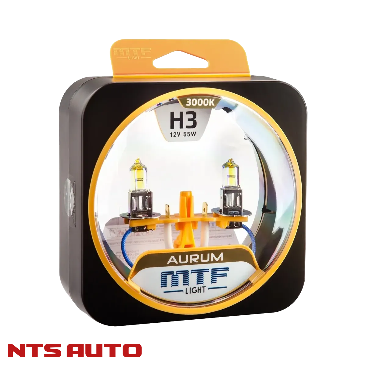 Автолампа MTF  H3 55W 12V  AURUM 
