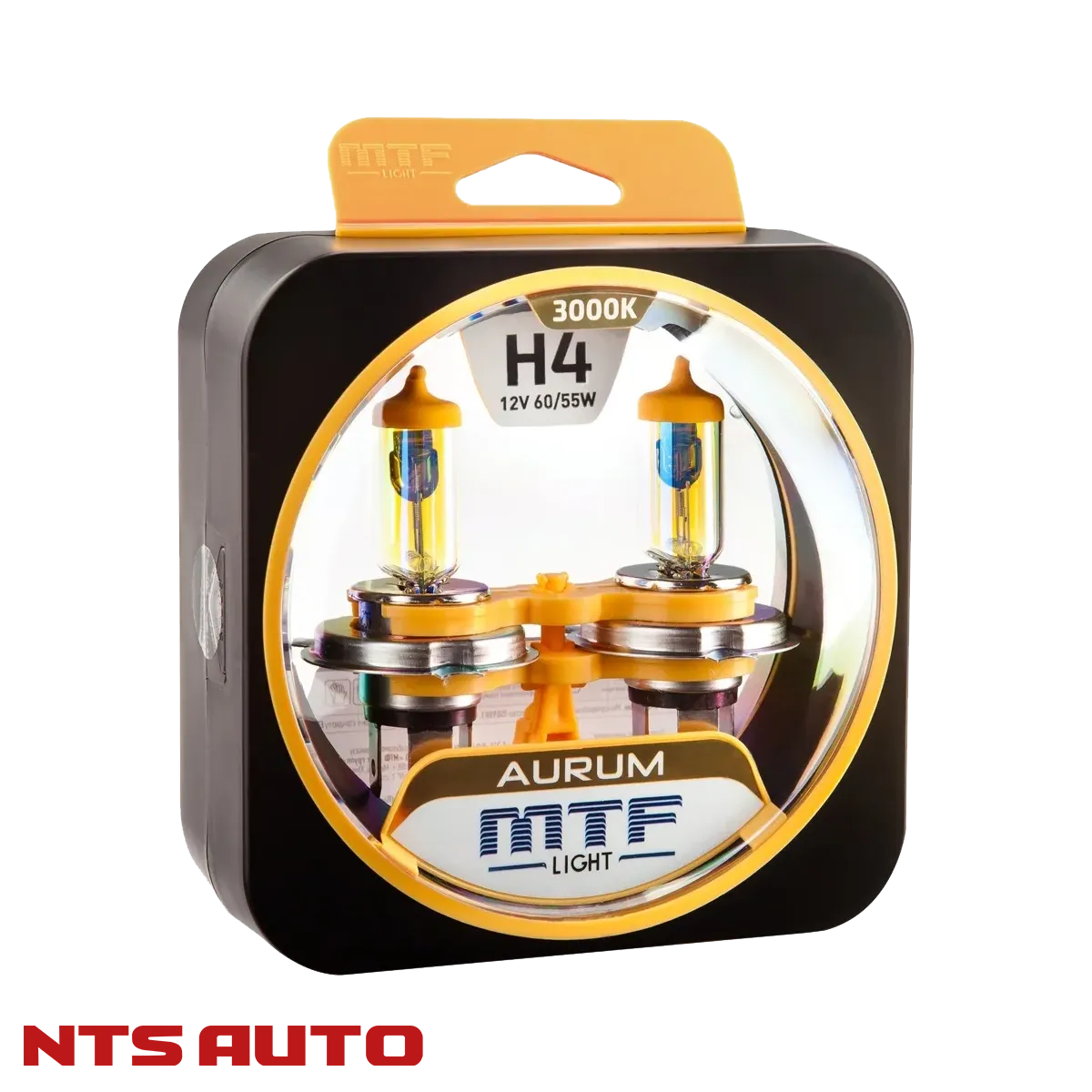 Автолампа MTF  H4 60/55W 12V  AURUM 