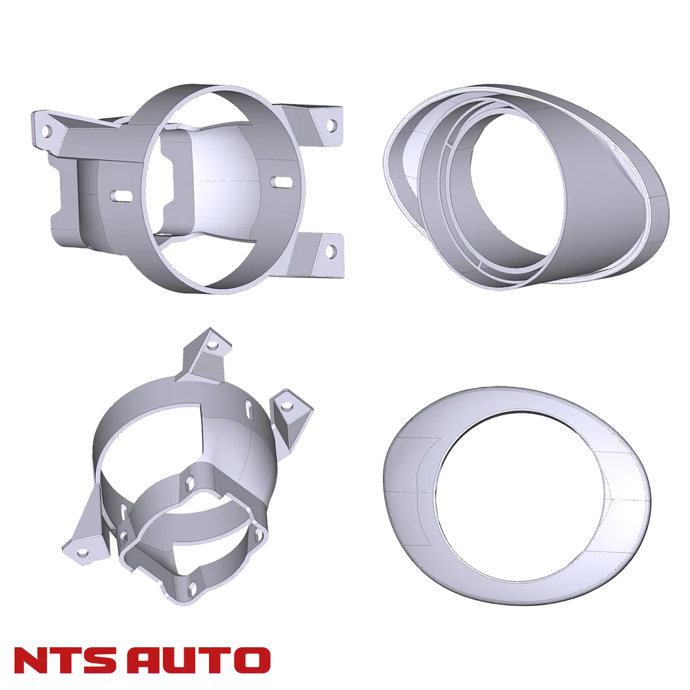 Крепление изготовленное на 3D-принтере для VW Polo 5 2009–2017 / Skoda Fabia II / SEAT Ibiza IV