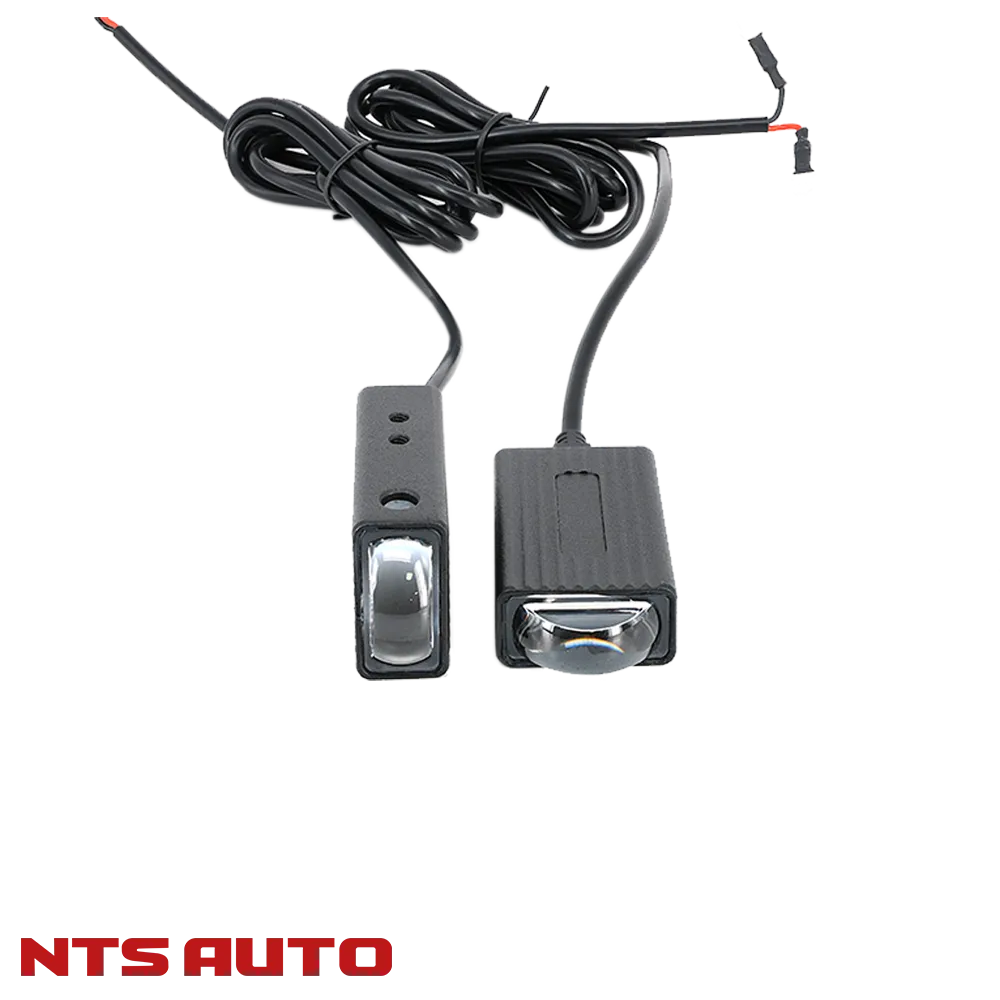 Фара для универсальной установки 16мм БЕЛО-ЖЕЛТАЯ